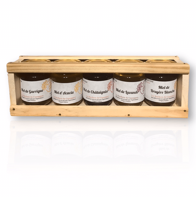 Coffret 5 Miels 125g