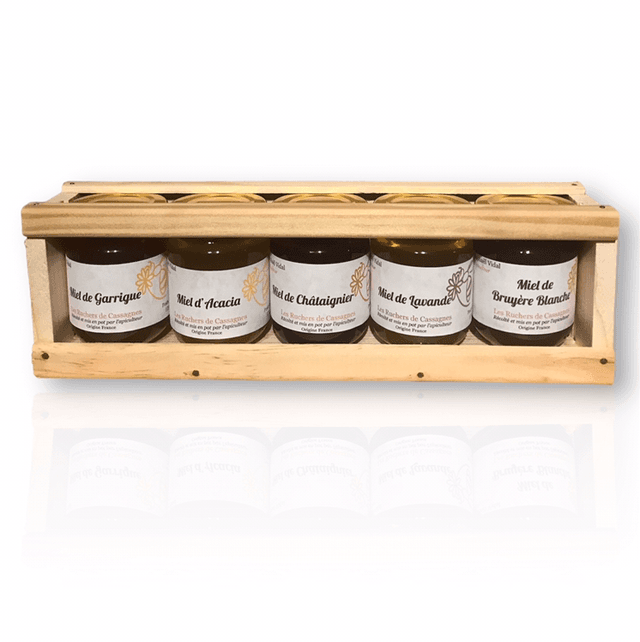 Coffret 5 Miels 125g